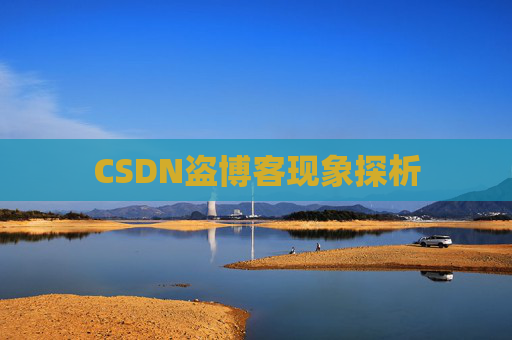 CSDN盗博客现象探析 CSDN盗博客现象探析